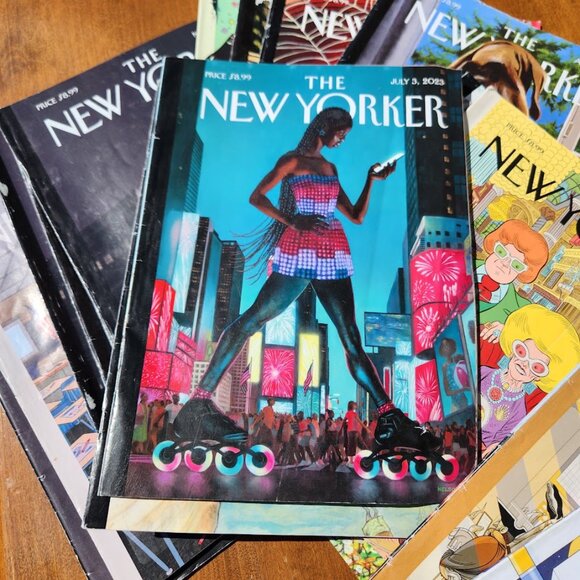 The New Yorker Magazine Bundle Lot of 7 Magazines RANDOM DATES Reading bundle Y - Picture 3 of 11